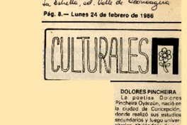 Dolores Pincheira  [artículo].