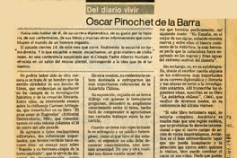 Oscar Pinochet de la Barra  [artículo] Cronos.