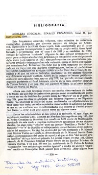Nobleza colonial, linajes españoles  [artículo] J. Rafael Reyes Reyes.