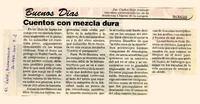 Cuentos con mezcla dura  [artículo] Carlos Ruiz Zaldívar.