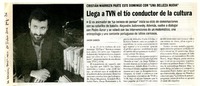 Llega a TVN el tío conductor de la cultura  [artículo] Javier García.