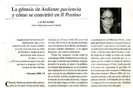La génesis de Aridiente paciencia y cómo se convirtió en Il postino  [artículo] Laura Hatry.
