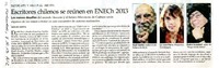 Escritores chilenos se reúnen en Enech 2013  [artículo] Sofía del Sante D.