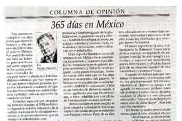 365 días en México.  [artículo]