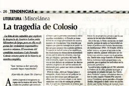 La Tragedia de Colosio  [artículo]Augusto Colarte.