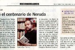 En el Centenario de Neruda  [artículo]