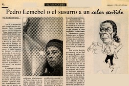 Pedro Lemebel o el susurro a un color sentido  [artículo] Rodrigo Durán.