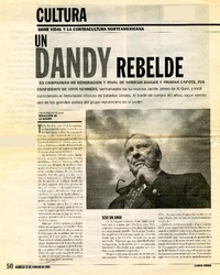 Un Dandy rebelde  [artículo] Mili Rodríguez Villouta.