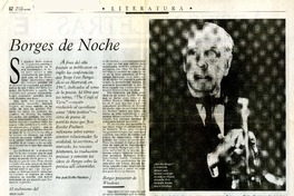 Borges de noche  [artículo] José Emilio Pacheco.