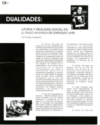Dualidades, utopía y realidad en El Paseo Ahumada de Enrique Lihn  [artículo] Rodrigo Arriagada