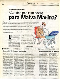 ¡A quién pedir un padre para Malva Marina? Neruda y su hija olvidada [artículo] : Enrique Lafourcade.
