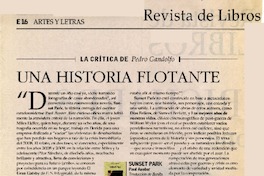 Una historia flotante  [artículo] Pedro Gandolfo.