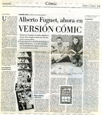 Alberto Fuguet, ahora en versión cómic  [artículo] Javier Rojahelis.