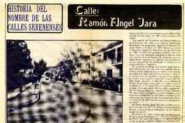 Calle, Ramón Angel Jara  [artículo] Gustavo Rivera Flores.