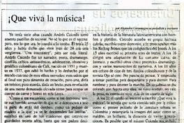 Que viva la música!  [artículo] Alejandra Costamagna.