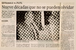Nueve décadas que no se pueden olvidar  [artículo]Ana Navarro.