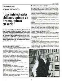 "Los intelectuales chilenos opinan en broma, nunca en serio"  [artículo] Carlos Iturra.