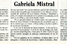 Gabriela Mistral  [artículo] Ketty Farandato Politis