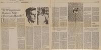 "El Wittgenstein maduro sólo ofrece un método"  [artículo] Pedro Gandolfo G.