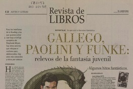 Gallego, Paolini y Funke  [artículo] Esteban Cabezas.