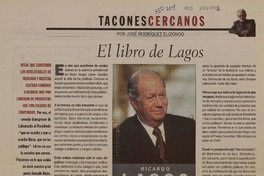 El libro de Lagos  [artículo] José Rodríguez Elizondo .