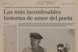 Las más inconfesables historias de amor del poeta  [artículo] Cristóbal Peña.