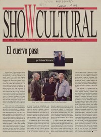 El Cuervo pasa  [artículo] Antonio Skármeta.