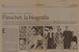 Pinochet, la biografía  [artículo] Joaquin Villarino G..