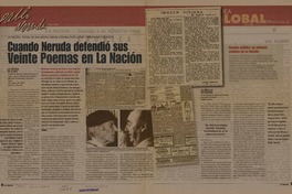 Cuando Neruda defendió sus veinte poemas en La Nación  [artículo] Leyla Ramírez.