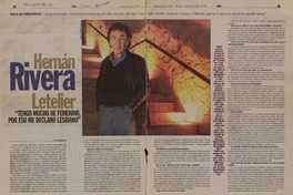 Hernán Rivera Letelier  [artículo] Tati Penna.