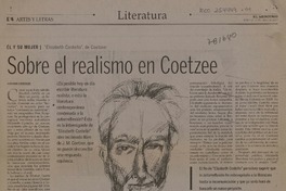 Sobre el realismo en Coetzee  [artículo] Joke Klein Kranenberg.