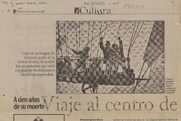 Viaje al centro de Julio Verne  [artículo] Claudio Aguilera Álvarez