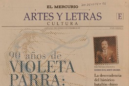 Su desconocida entrevista cuatro meses antes de su muerte  [artículo] Alfonso Molina Leiva.