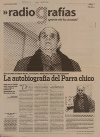 La autobiografía del Parra chico  [artículo]Pedro Vicario.