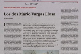 Los dos Mario Vargas Llosa  [artículo] Ignacio Ramonet.