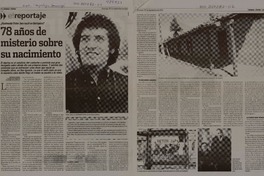 78 años de misterio sobre su nacimiento  [artículo] Patricia Fierro y Arnoldo Ferrada.