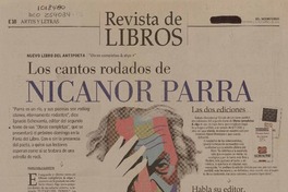 Los cantos rodados de Nicanor Parra  [artículo] Padro Pablo Guerrero.