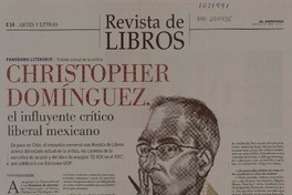 El influyente crítico liberal mexicano (enrtevista)  [artículo] Pedro Pablo Guerrero.