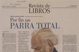 Por fin un Parra total  [artículo] Ignacio Echevarría.