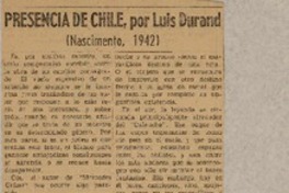 Presencia de Chile.  [artículo]