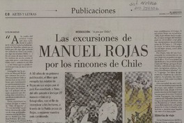 Las excursiones de Manuel Rojas por los rincones de Chile  [artículo] Catalina Aguilar.