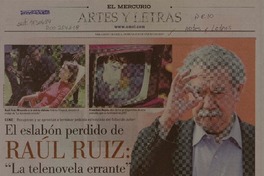 El eslabón perdido de : Raúl Ruiz : "la telenovela errante" [artículo] Marilú Ortiz de Rozas.