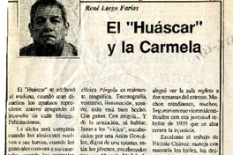 El "Huáscar" y la Carmela  [artículo] René Largo Farías.