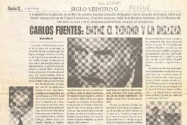 Carlos Fuentes, entre el terror y la belleza (entrevistas) [artículo] Hugo Beccacece