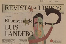 El universo de Luis Landero (entrevista)  [artículo] María Luisa Blanco.