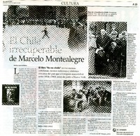 El Chile irrecuperable de Marcelo Montealegre  [artículo] Daniela Silva Astorga.
