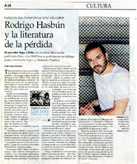 Rodrigo Hasbún y la literatura de la pérdida  [artículo] Pedro Pablo Guerrero.