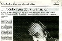 El lúdico vigía de la transición  [artículo] José Andrés Rojo.