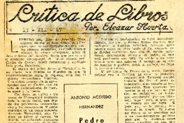 Pedro Urdemales  [artículo] Huerta Eleazar.