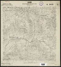 Callihue Departamento de Santa Cruz [material cartográfico] : Ejército de Chile. Instituto Geográfico Militar de Chile.
